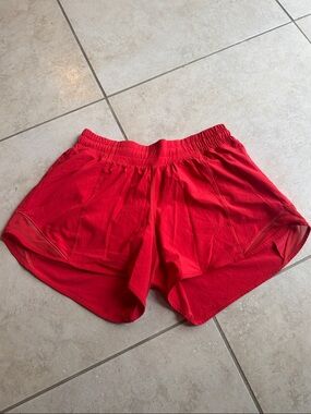 lululemon athletica Bright Red Women's Running Shorts